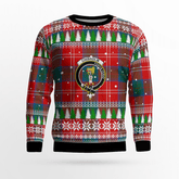 Clan Chisholm Ancient Crest Tartan Christmas Ugly Sweater WF89 Chisholm Ancient Crest Tartan Tartan Ugly Sweater